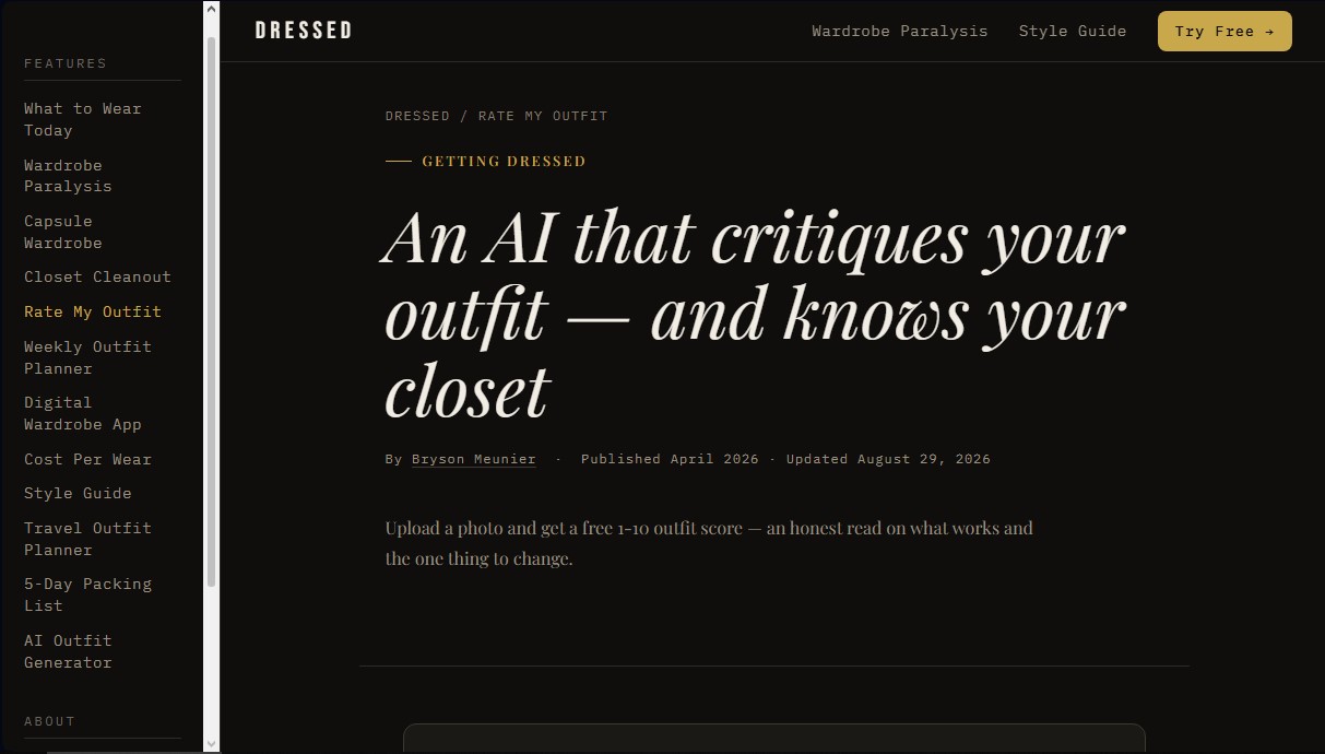 DRESSED screenshot 1
