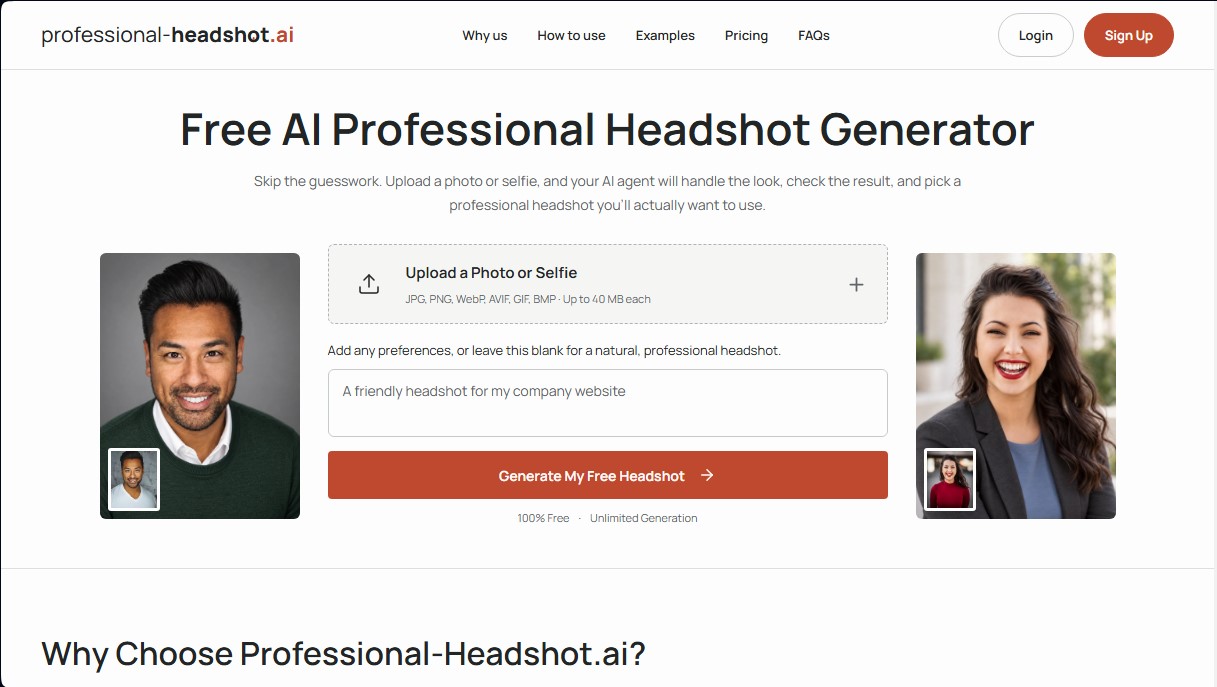 Professional-Headshot.ai screenshot 1