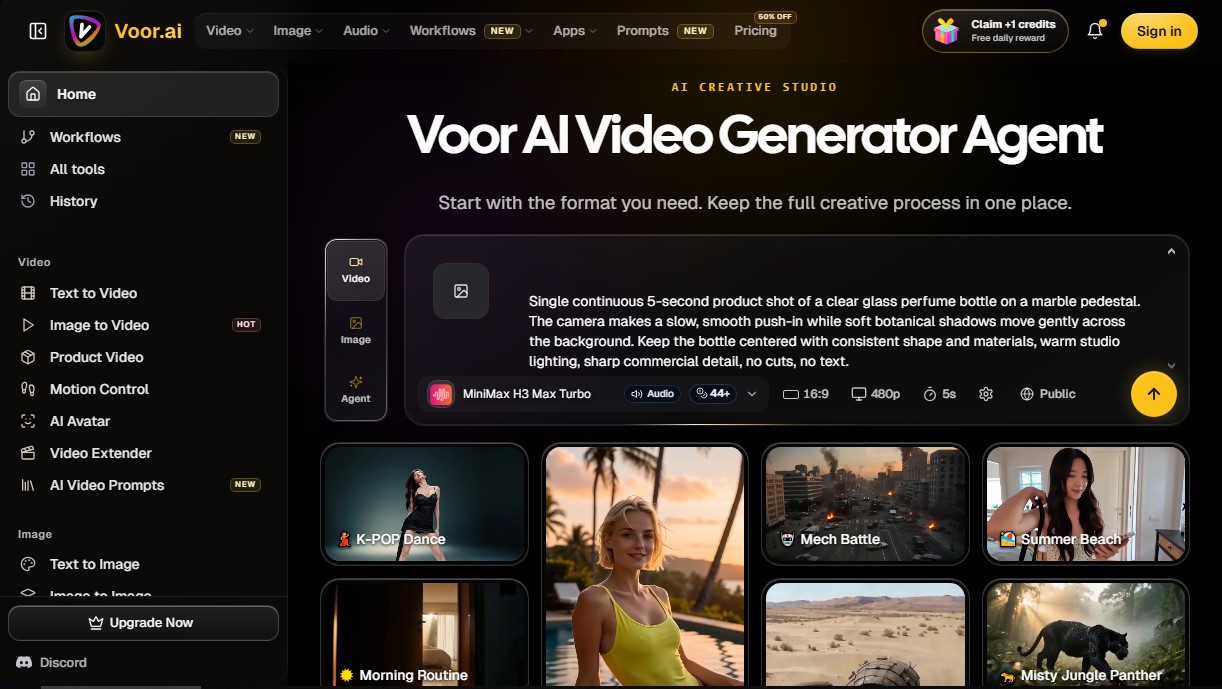 Voor AI Video Generator screenshot 1