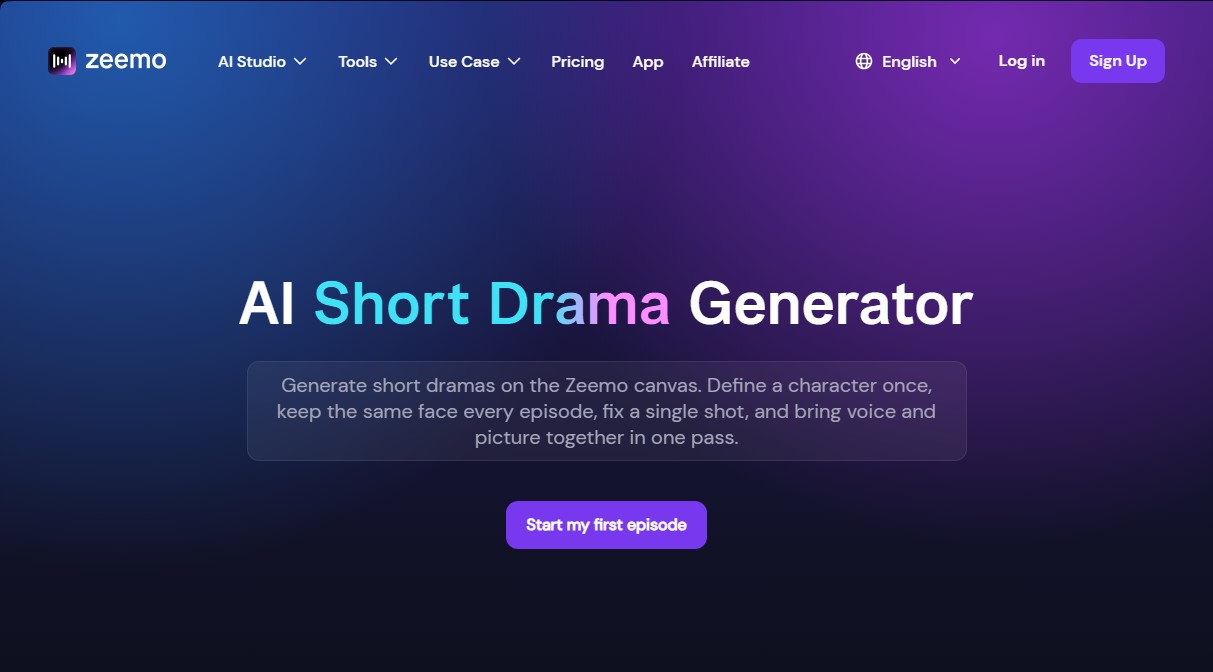 Zeemo | AI Short Drama Generator screenshot 1