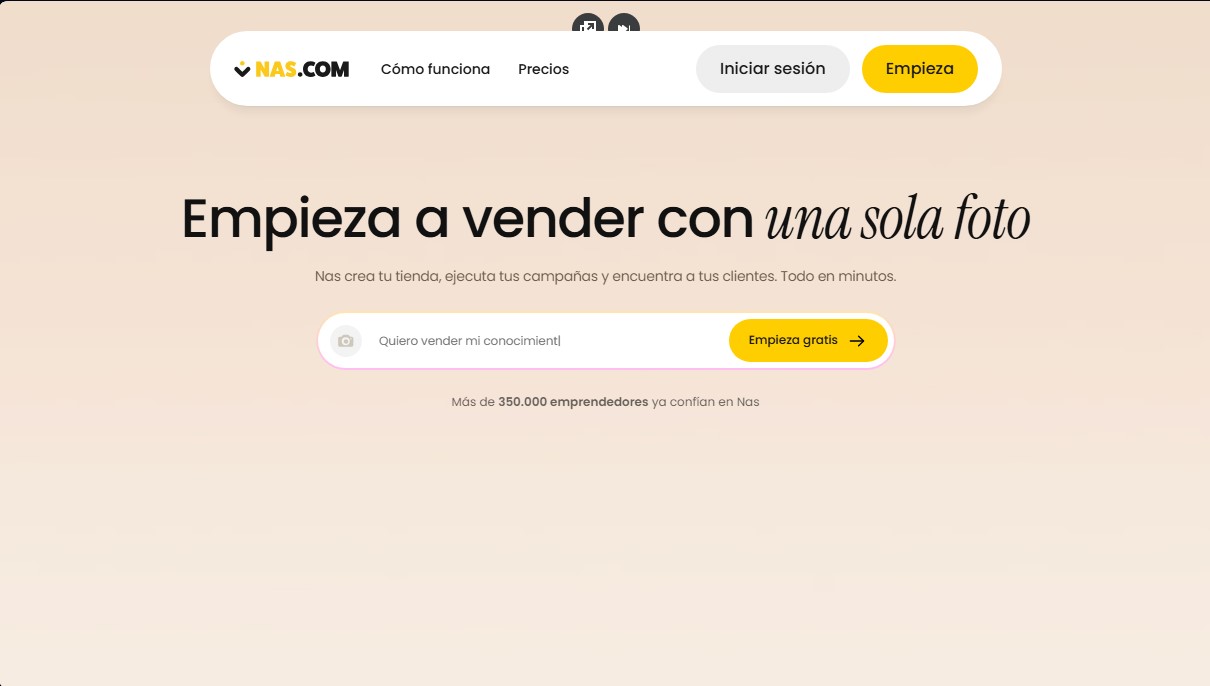 Nas.com screenshot 1
