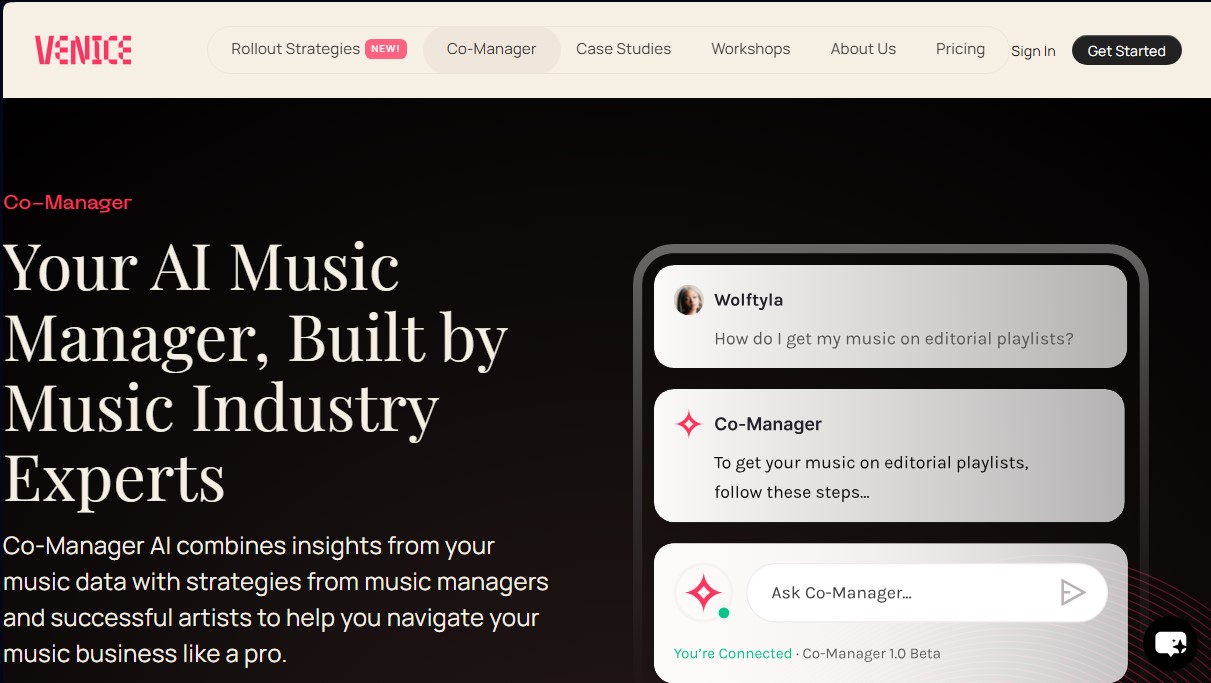Co-Manager by Venice Music screenshot 1
