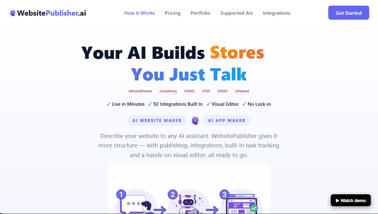 WebsitePublisher AI screenshot 1
