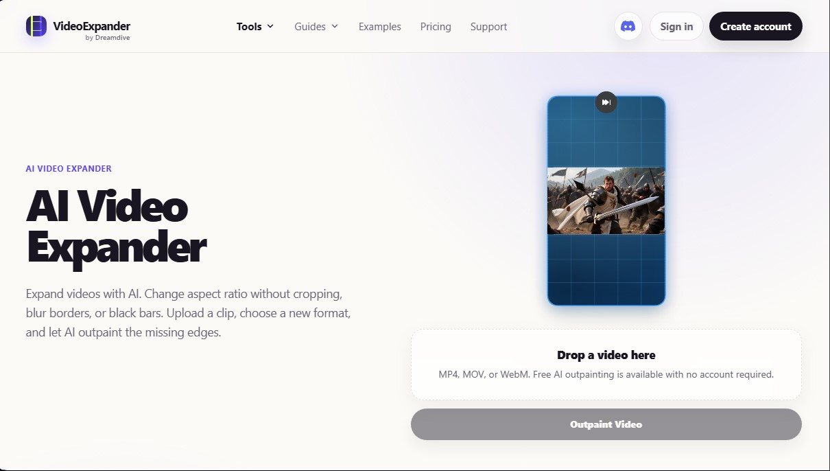 VideoExpander.ai screenshot 1