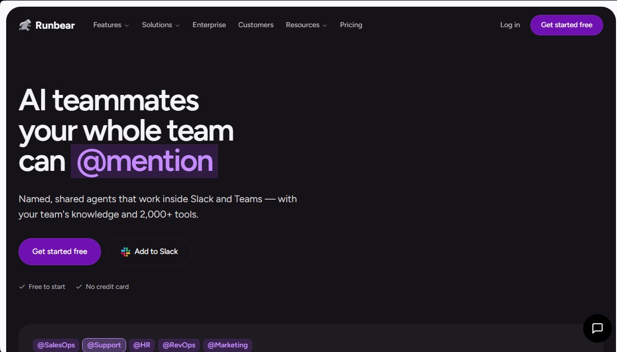 Runbear screenshot 1