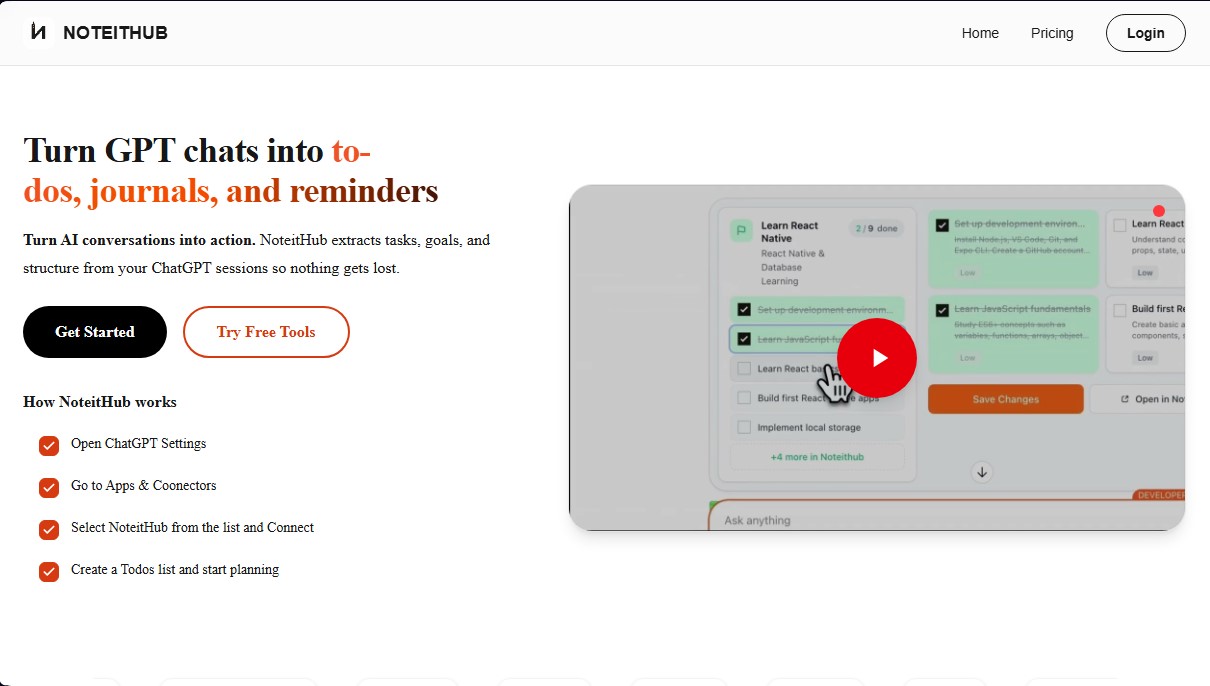 NoteitHub screenshot 1