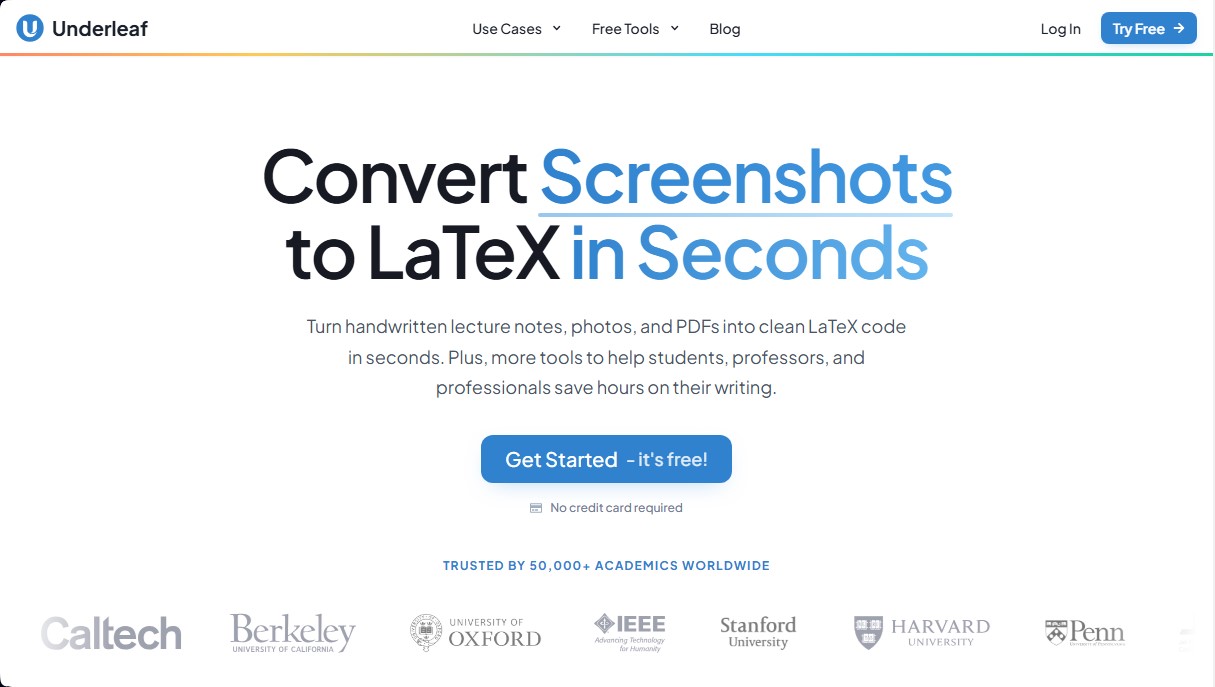 Underleaf screenshot 1