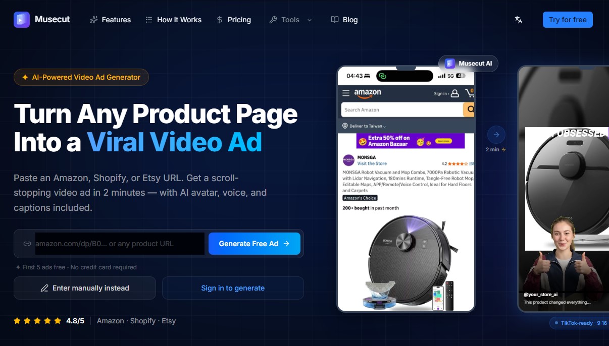 Musecut screenshot 1
