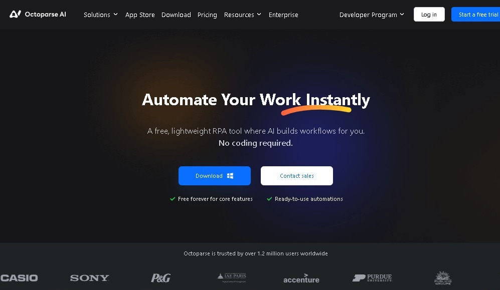 Octoparse AI screenshot 1