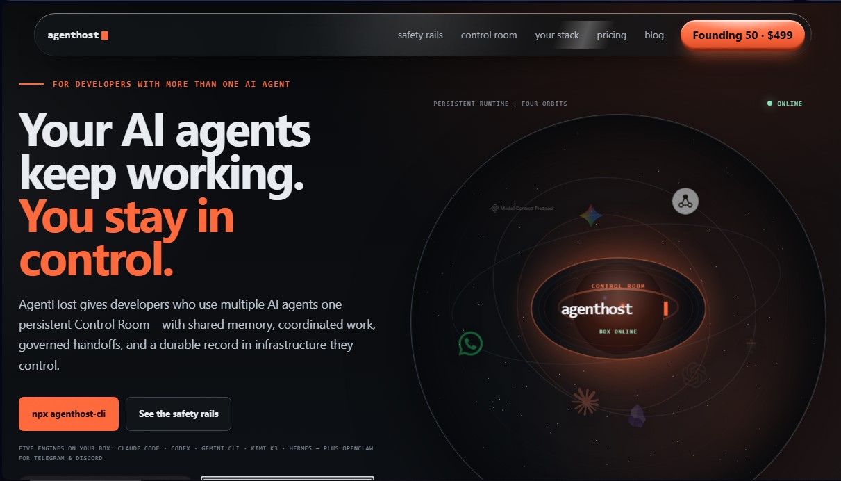 agenthost.space screenshot 1
