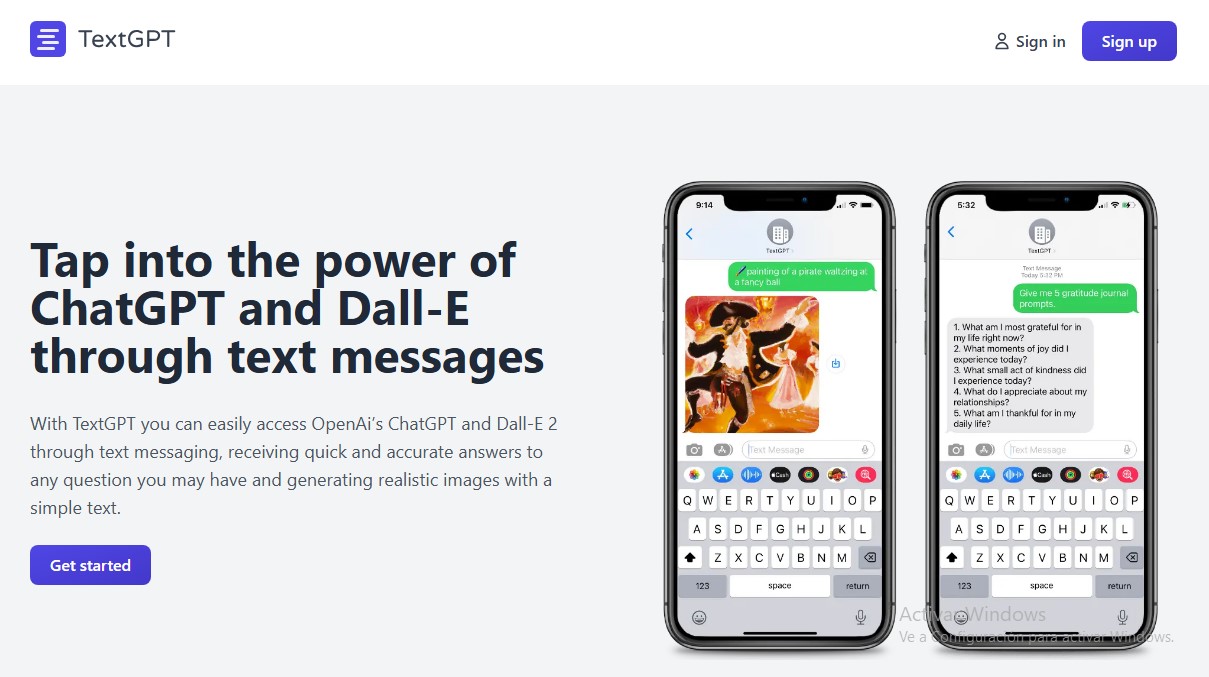 Text GPT screenshot 1